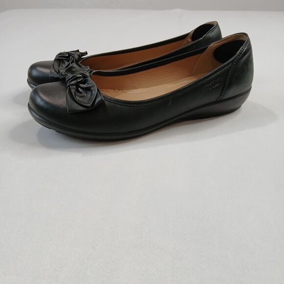hotter Shoes - Hotter Shoes Size 9 Comfort Concept JEWEL Flats Shoes Ballet Black US 9 UK 7